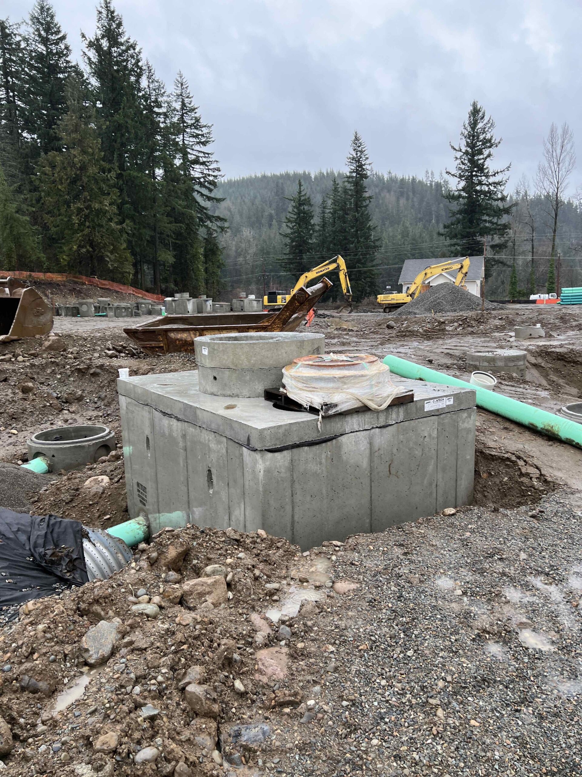 precast concrete utility vault installation scaled