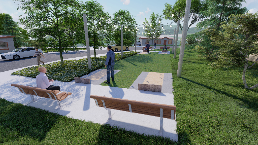 render gallery seating